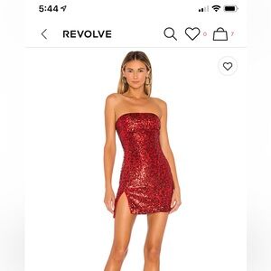 superdown -irene strapless mini dress